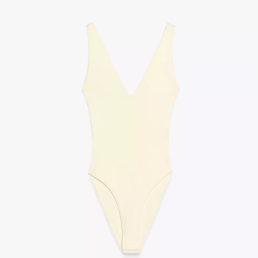 Zara V-neck bodysuit